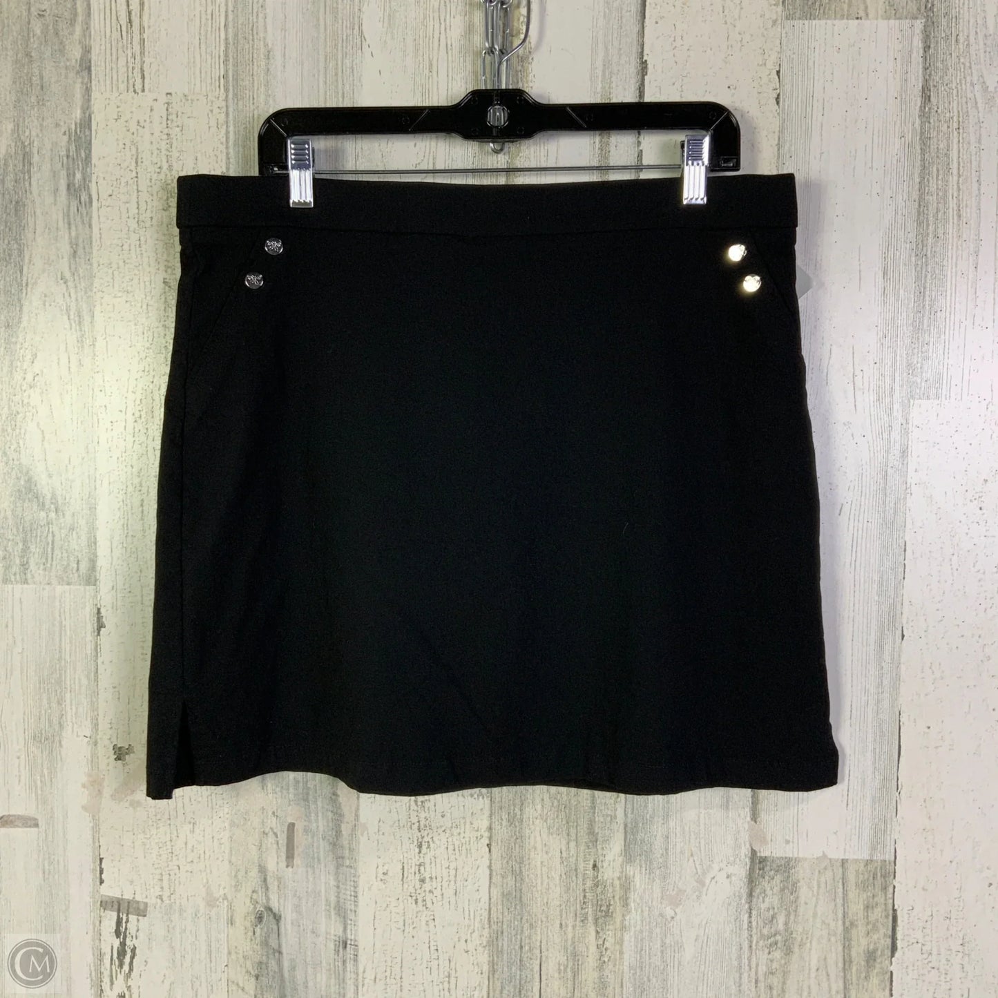 Skort By Rafaella In Black, Size: 12