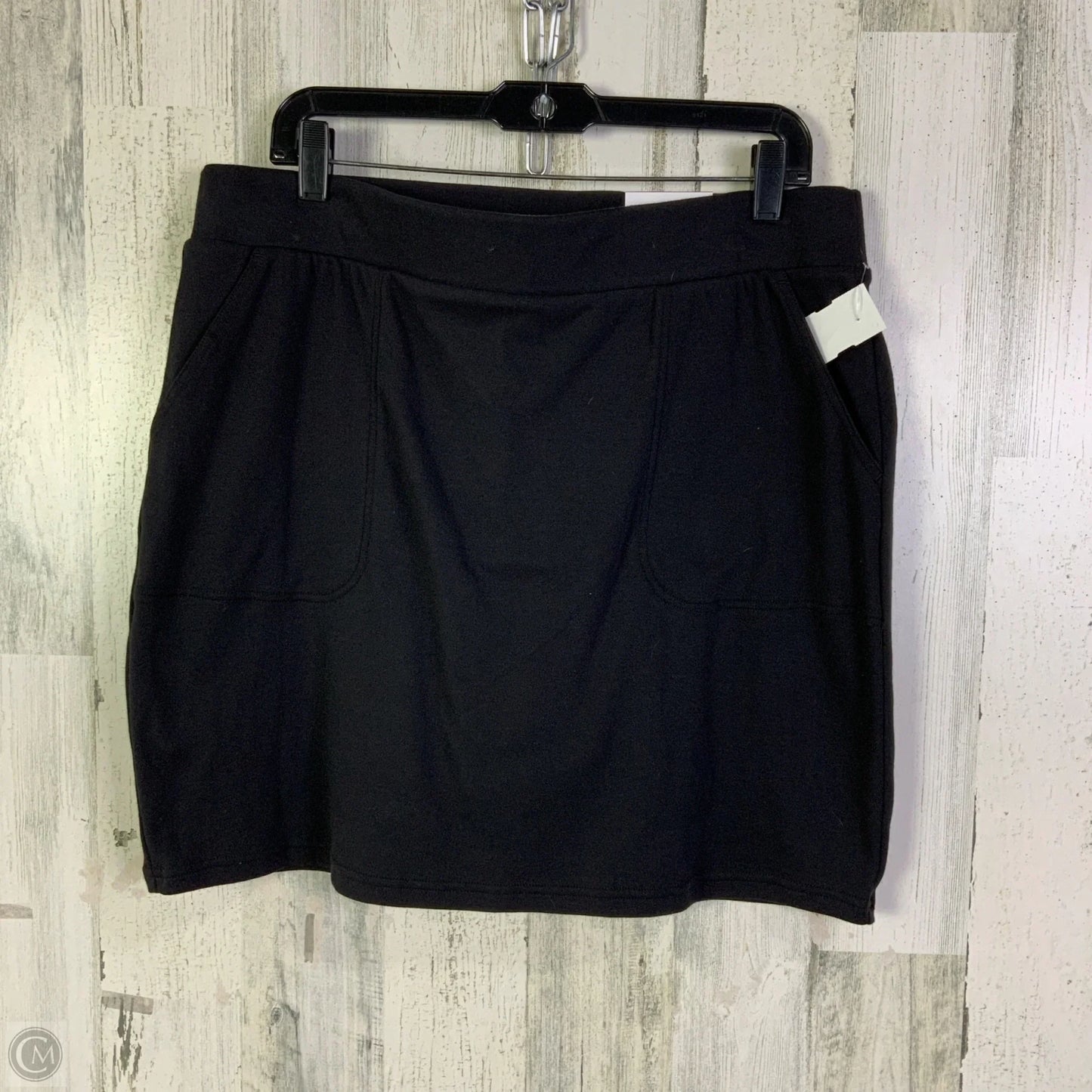 Skort By Croft And Barrow In Black, Size: 12