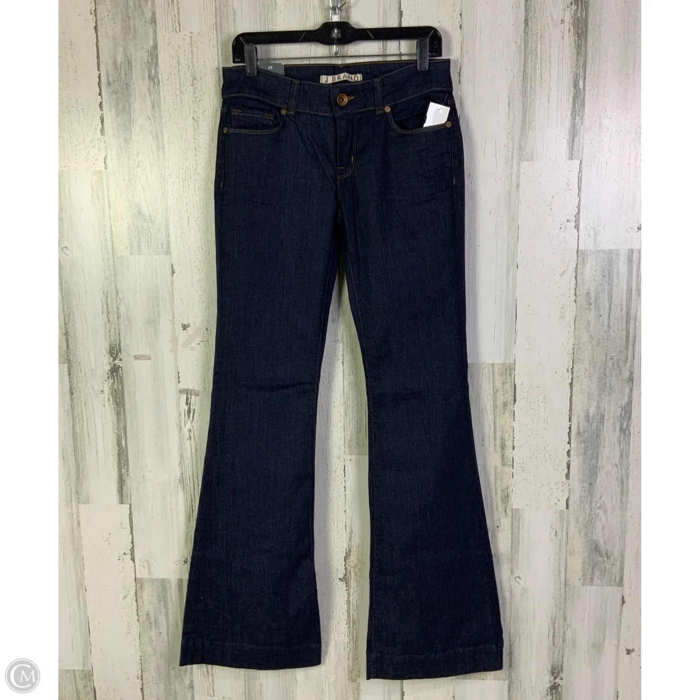 Jeans Flared By J Brand In Blue Denim, Size: 6