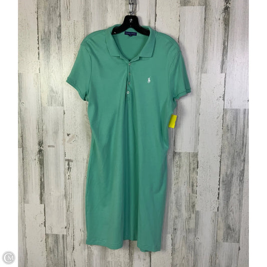 Dress Casual Short By Ralph Lauren In Aqua, Size: Xl