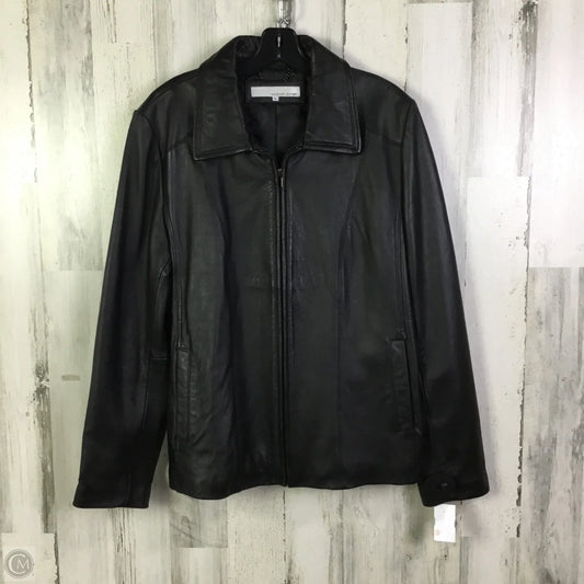 Jacket Leather By Wilsons Leather In Black, Size: Xl