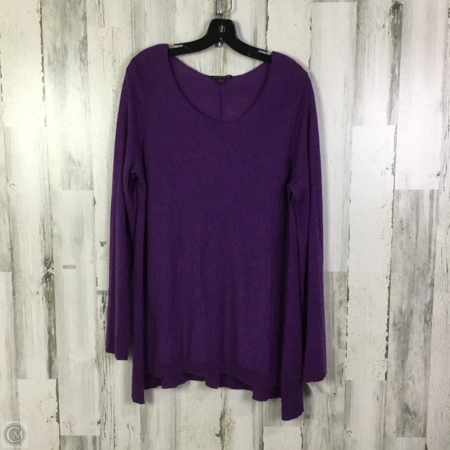 Tunic Long Sleeve By Eileen Fisher In Purple, Size: L
