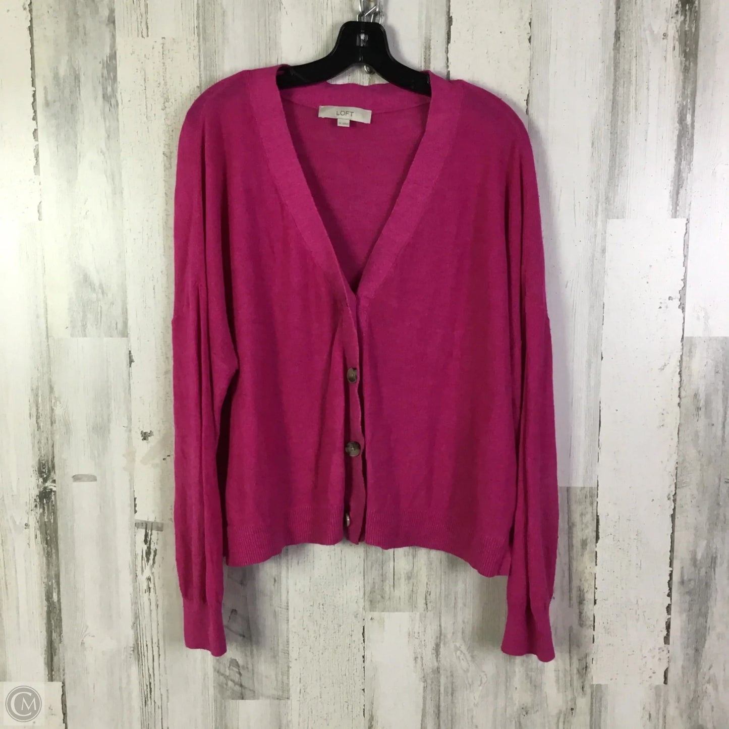 Cardigan By Loft In Pink, Size: Xl