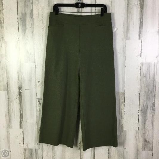 Pants Wide Leg By Chicos In Green, Size: 8