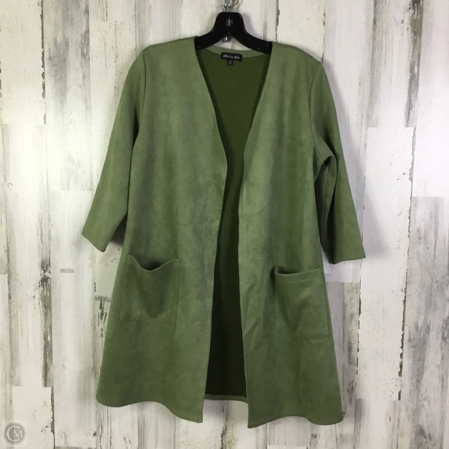 Cardigan By Olivia Blu In Green, Size: S