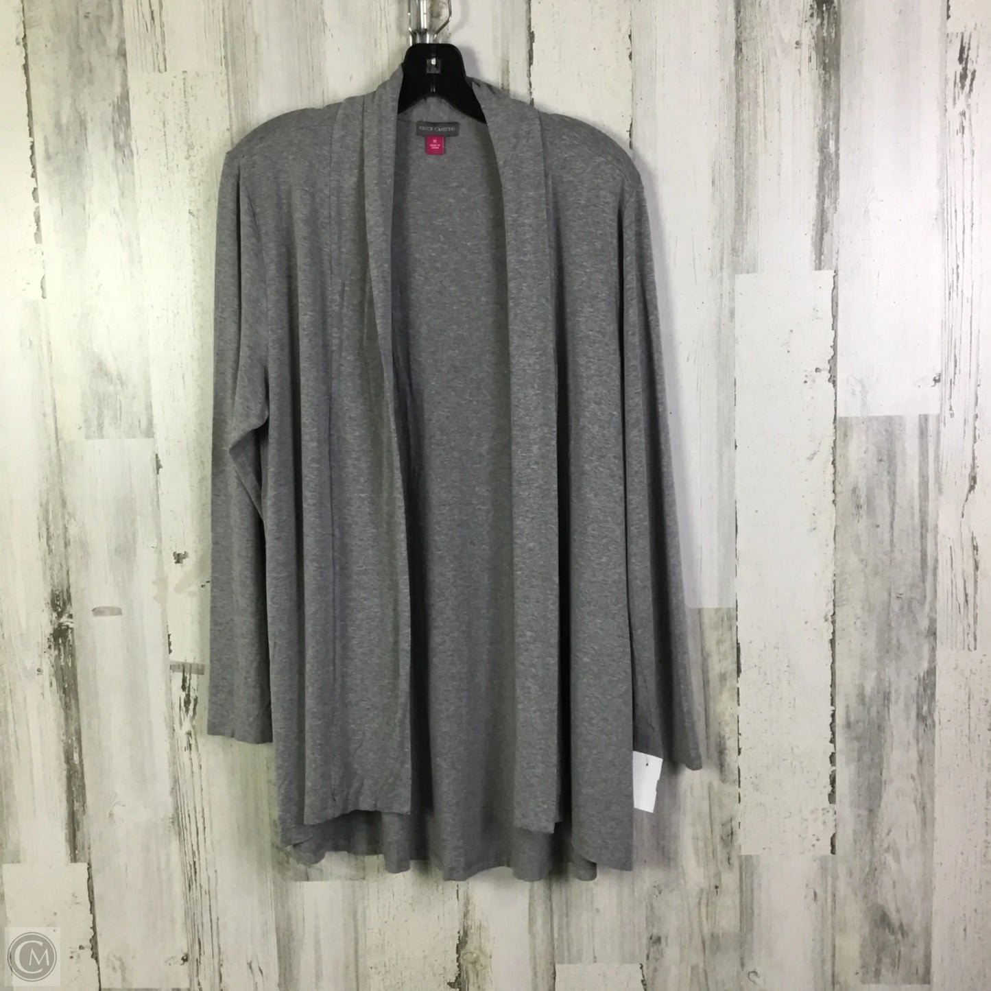 Cardigan By Vince Camuto In Grey, Size: Xl
