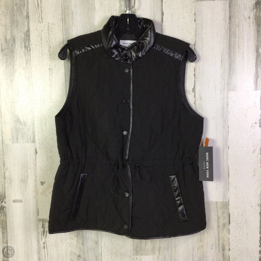 Vest Puffer & Quilted By Marc New York In Black, Size: S