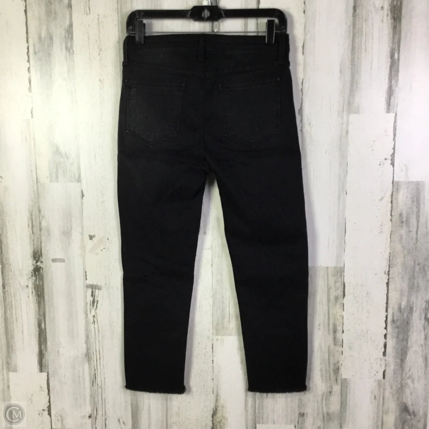 Jeans Skinny By Just Black In Black Denim, Size: 10