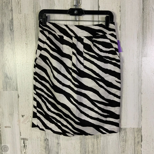 Skirt Mini & Short By Banana Republic In Zebra Print, Size: 2