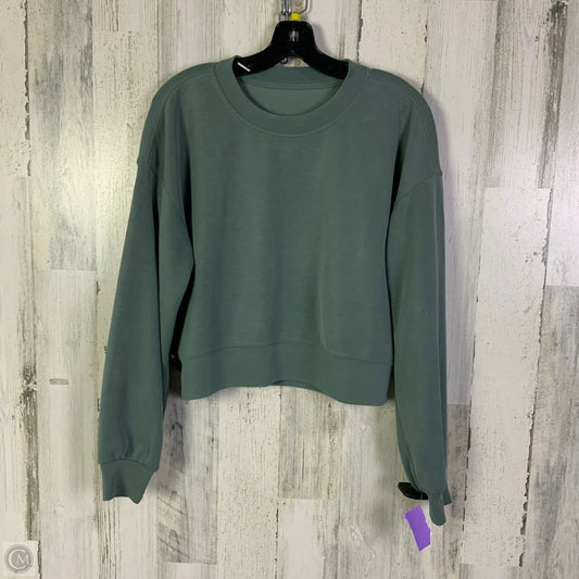 Athletic Top Long Sleeve Crewneck By Lululemon In Blue, Size: 6