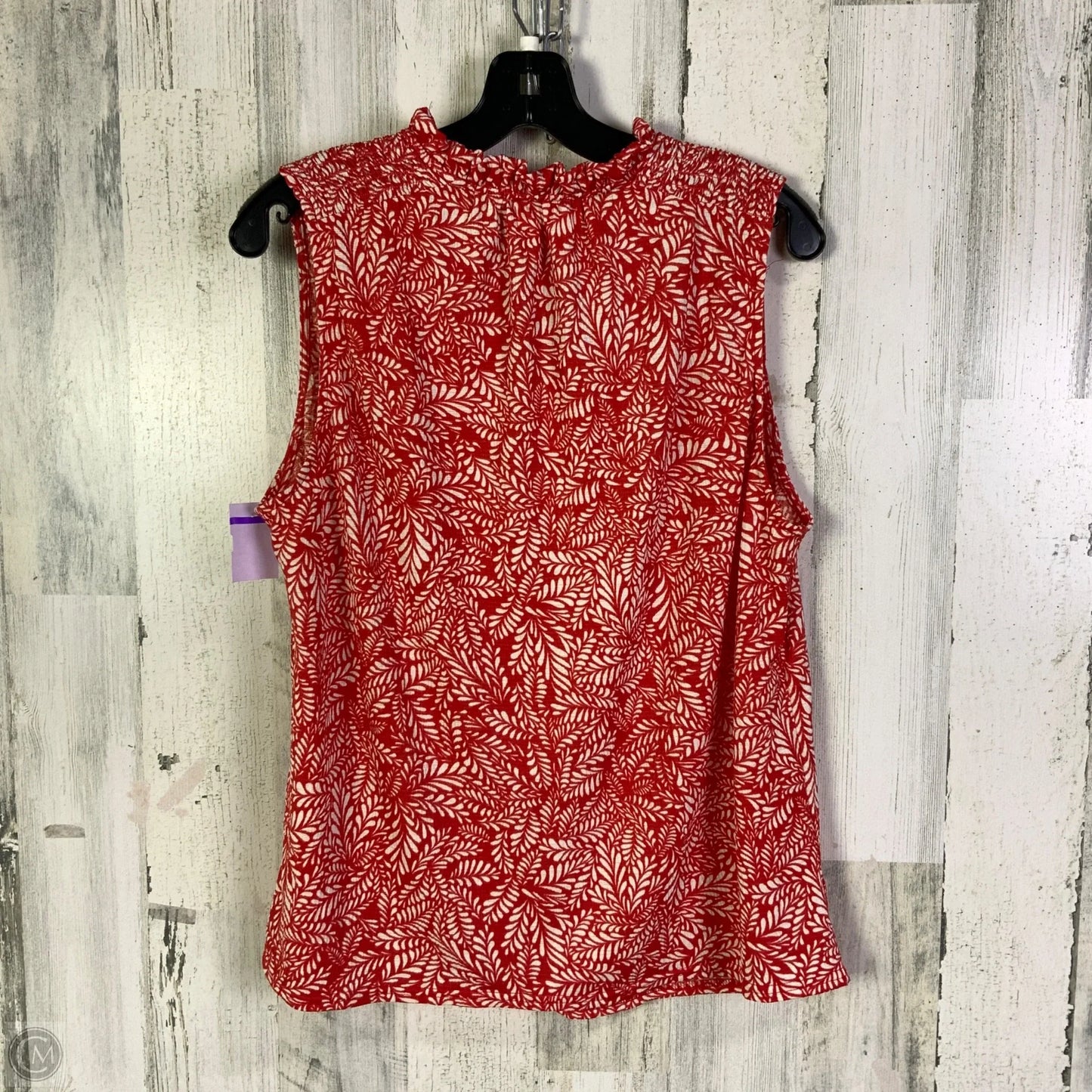 Top Sleeveless By Melloday In Red, Size: Xl