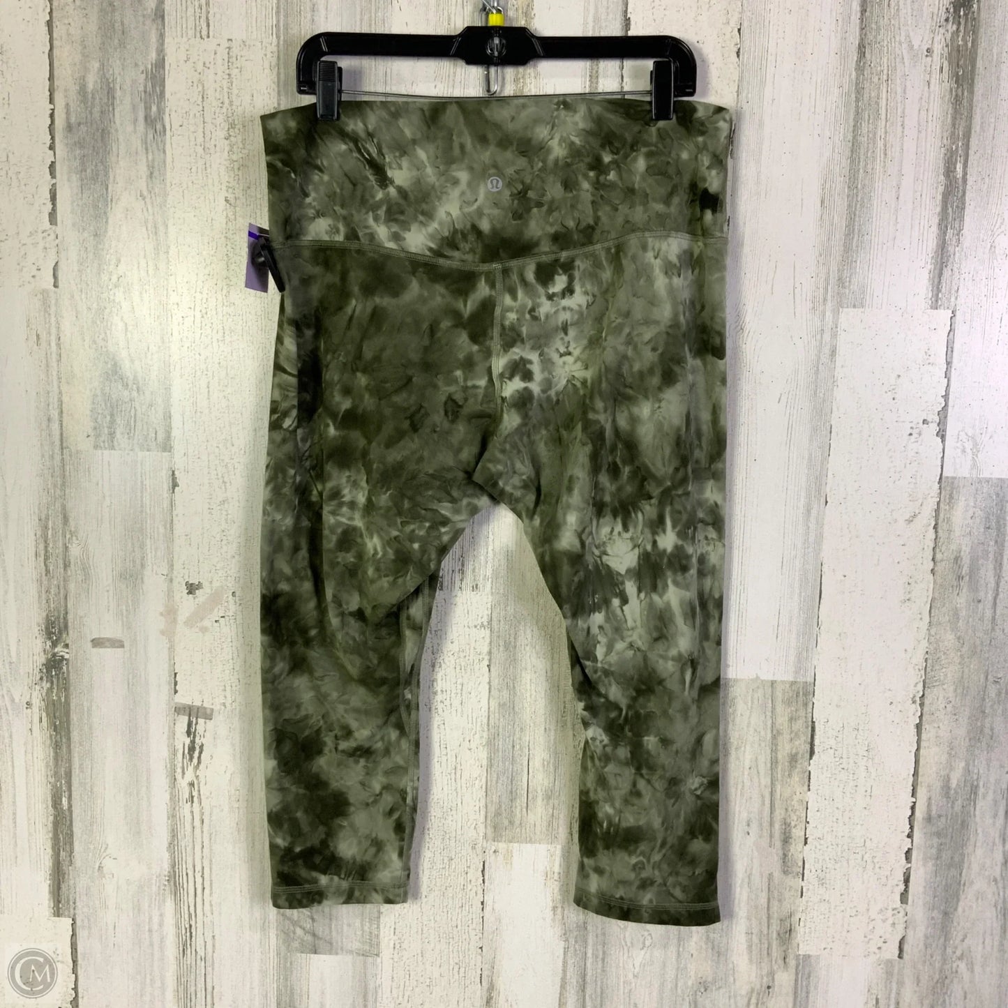 Athletic Leggings Capris By Lululemon In Green, Size: 16