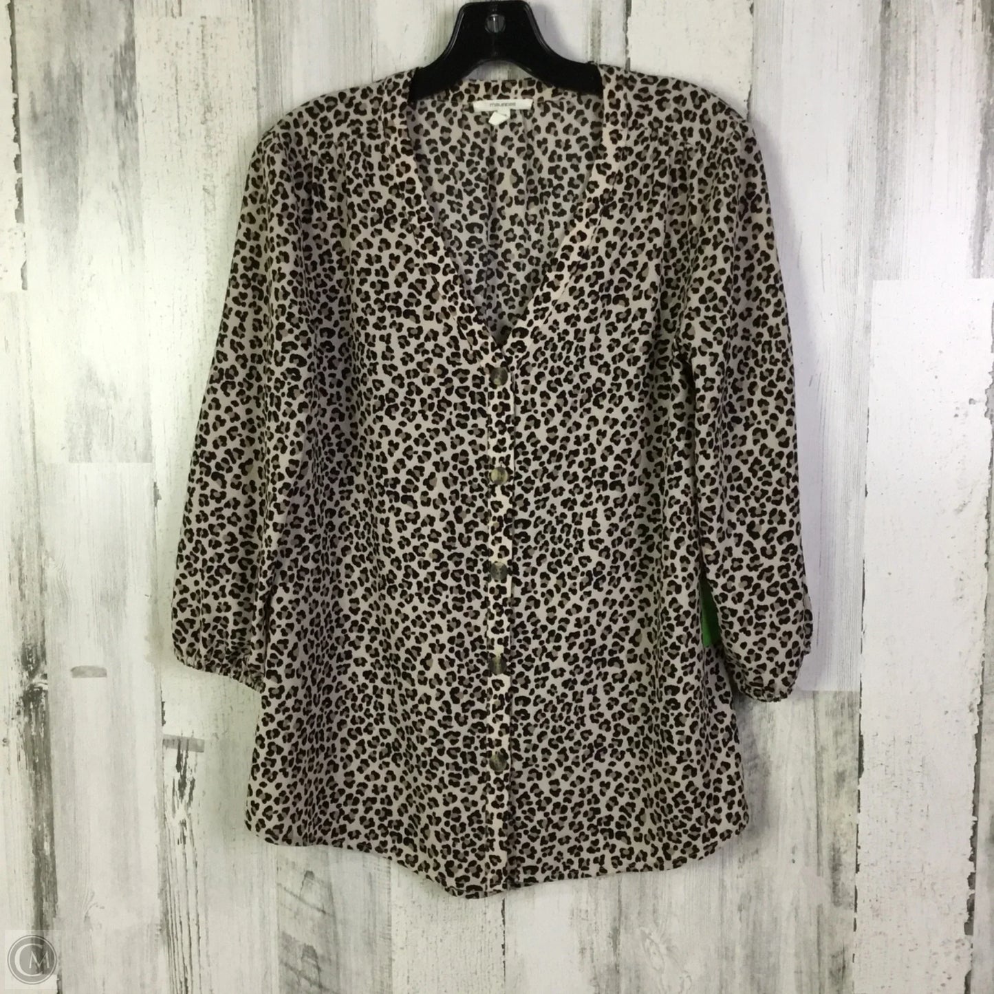 Top 3/4 Sleeve By Maurices In Animal Print, Size: S