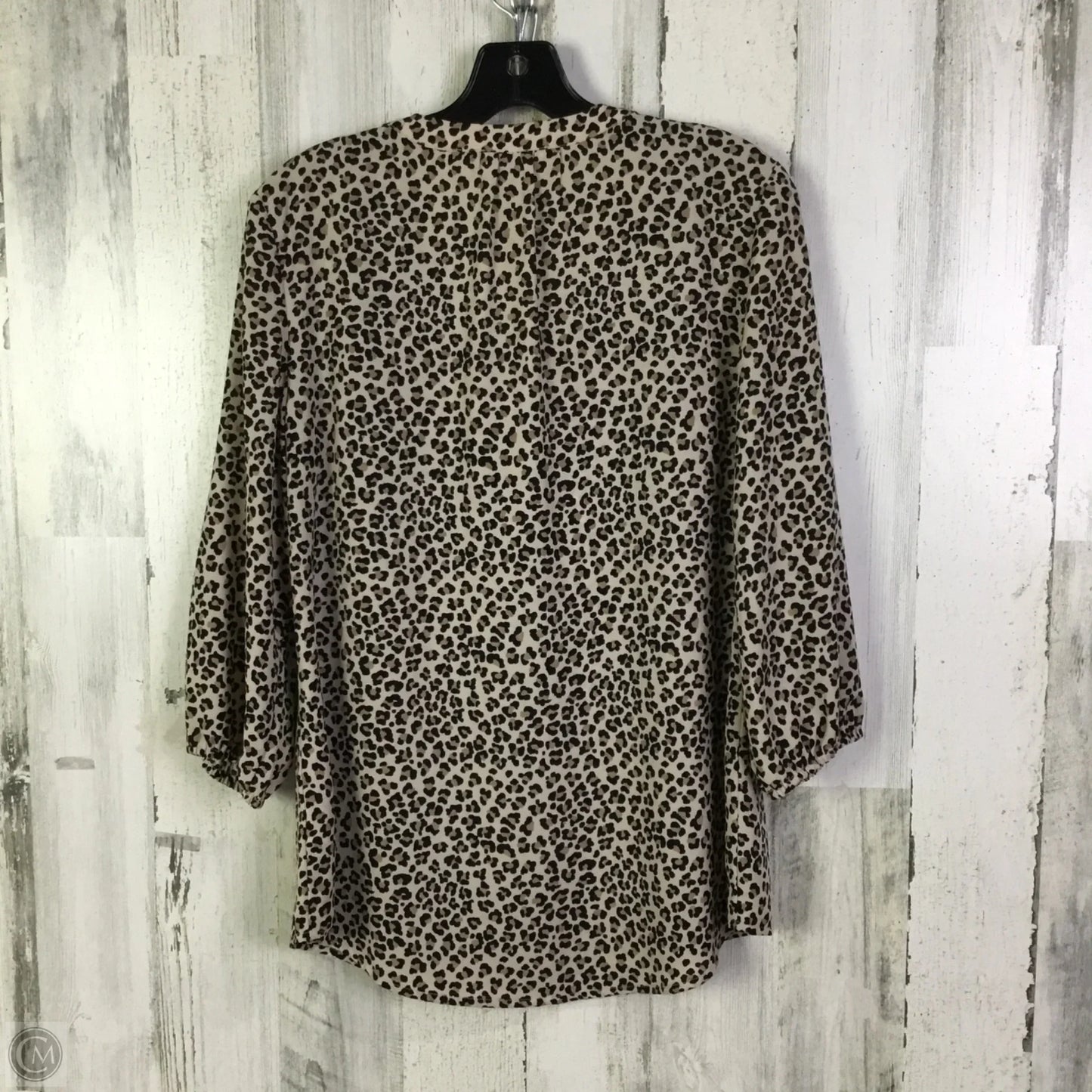 Top 3/4 Sleeve By Maurices In Animal Print, Size: S