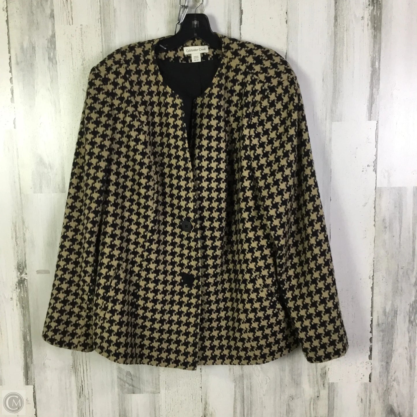 Blazer By Coldwater Creek In Black & Brown, Size: 2x