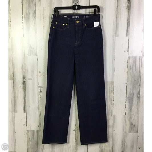 Pants Wide Leg By J. Crew In Blue Denim, Size: 2