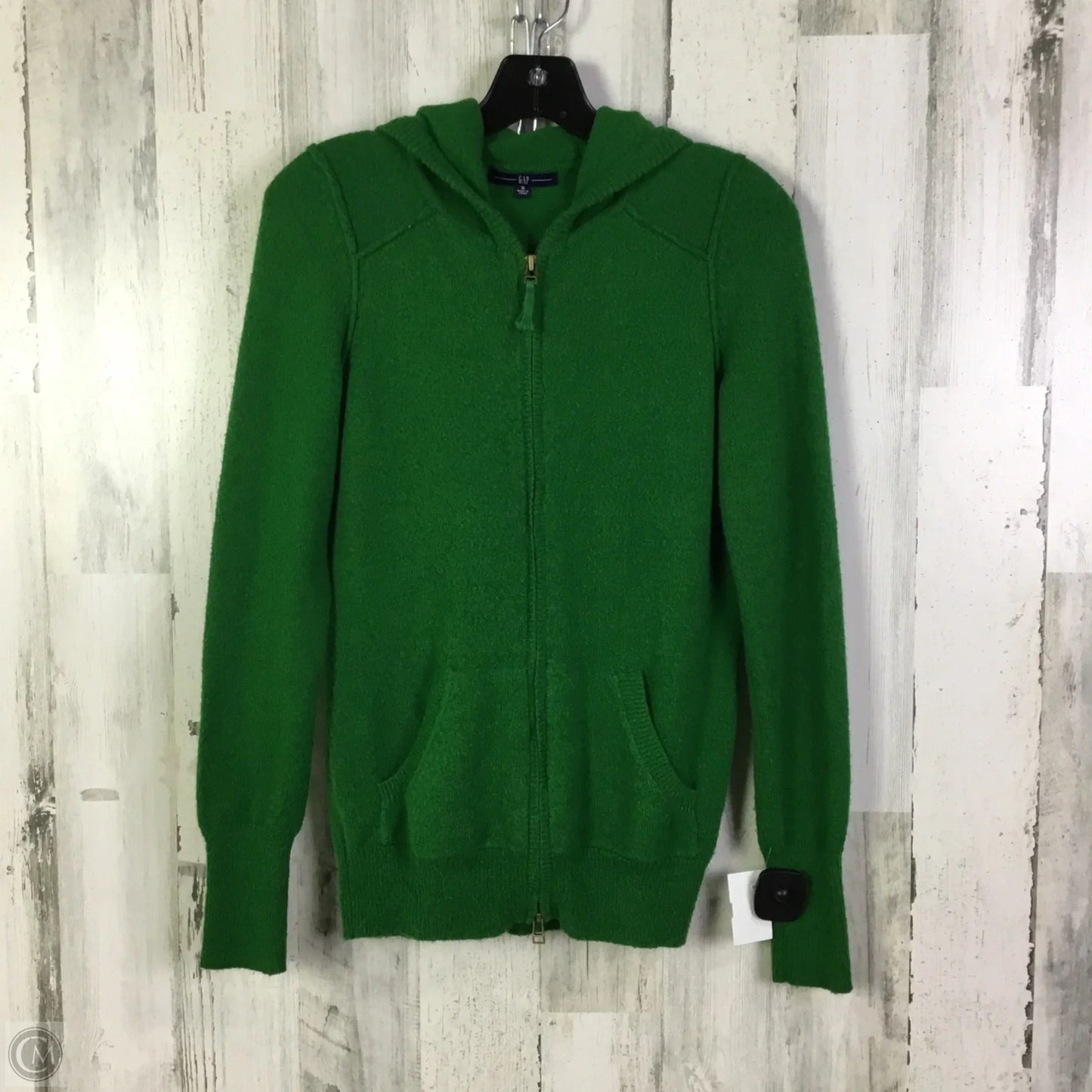 Cardigan  By Gap In Green, Size: S