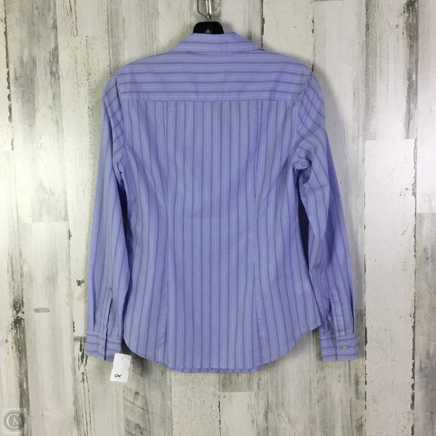Blouse Long Sleeve By Loft In Blue, Size: Xs