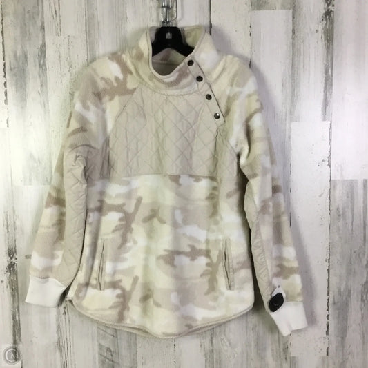 Jacket Faux Fur & Sherpa By Abercrombie And Fitch In Cream, Size: L