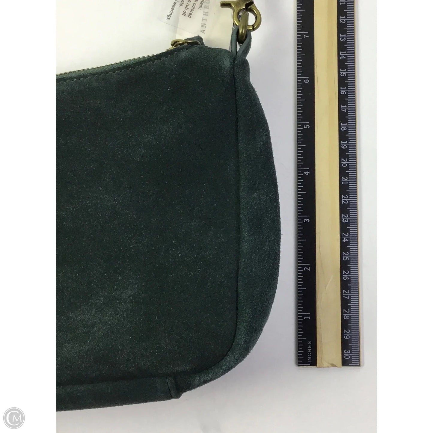 Handbag Leather By Anthropologie, Size: Small