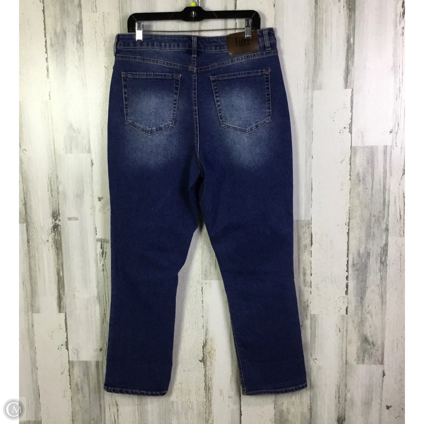 Jeans Designer By Frye In Blue Denim, Size: 10