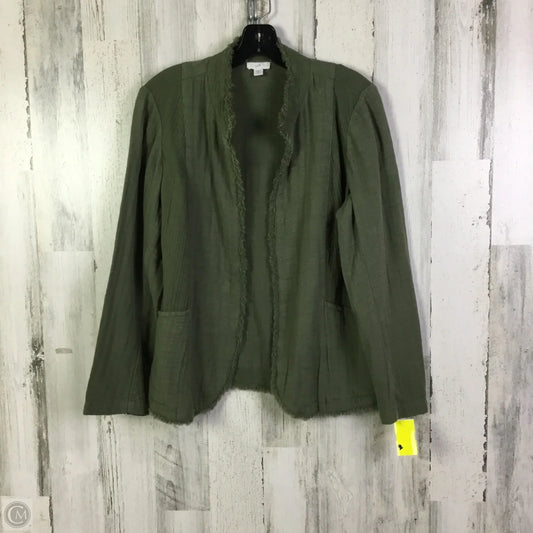 Cardigan By J. Jill In Green, Size: Sp