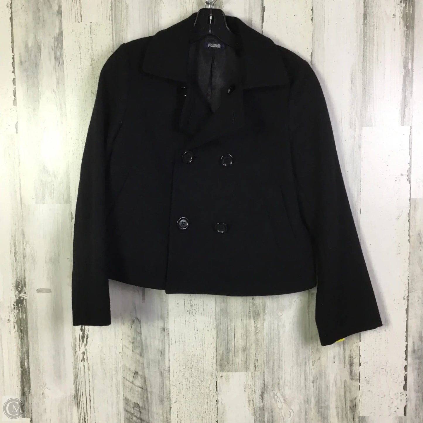 Coat Wool By Cmf In Black, Size: Xs