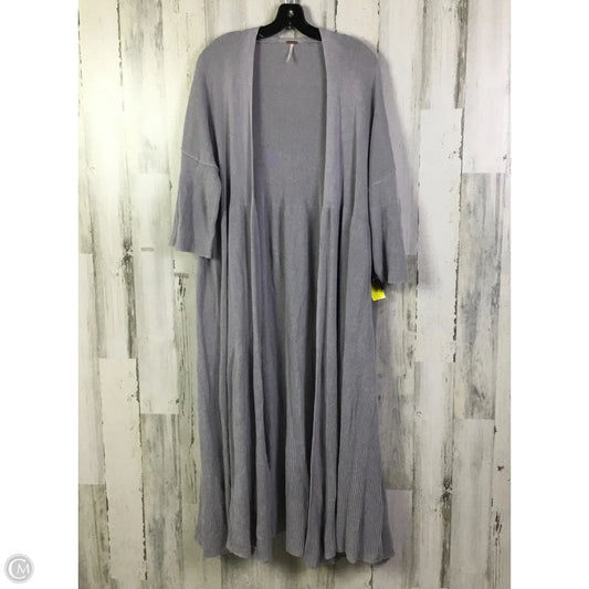 Sweater Cardigan By Free People In Grey, Size: M