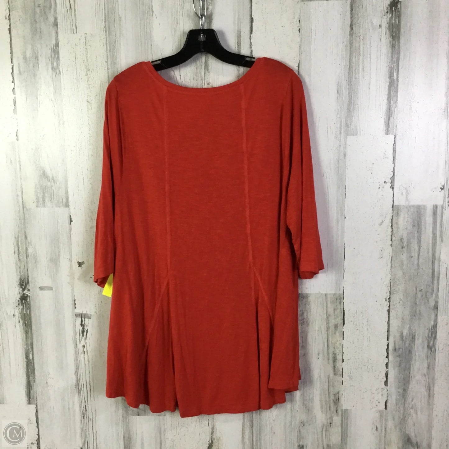 Top Long Sleeve Basic By Soft Surroundings In Red, Size: 1x