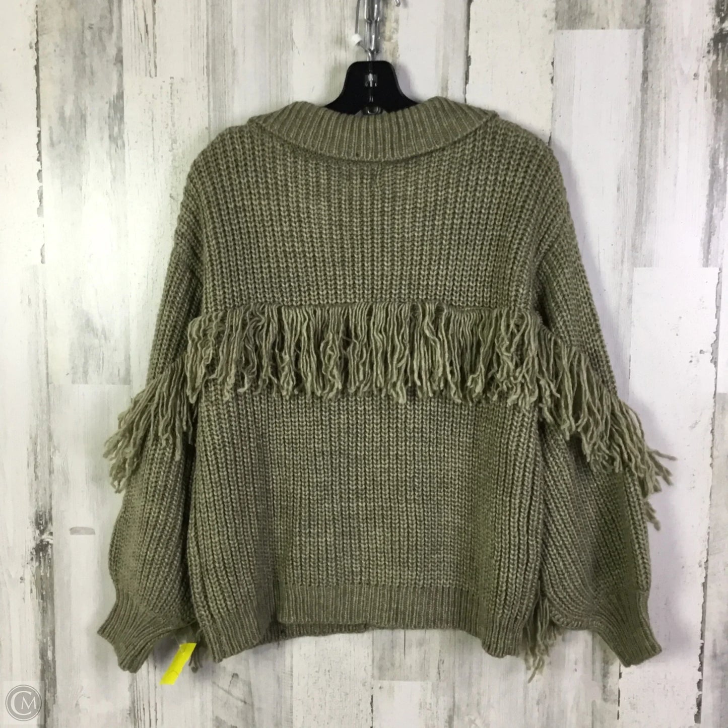 Sweater Cardigan By Dee Elly In Tan, Size: S