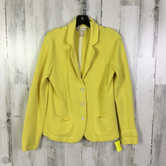Cardigan By Banana Republic In Yellow, Size: M