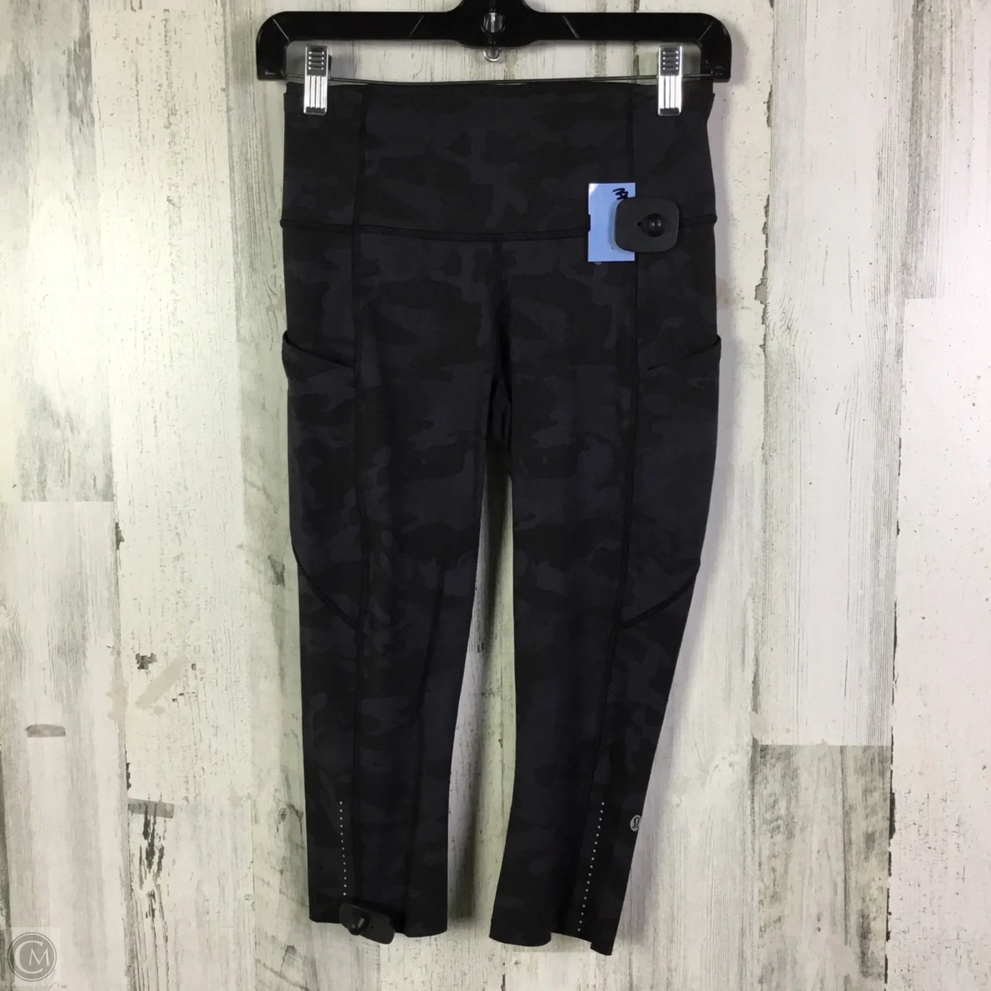 Athletic Capris By Lululemon In Grey, Size: 6