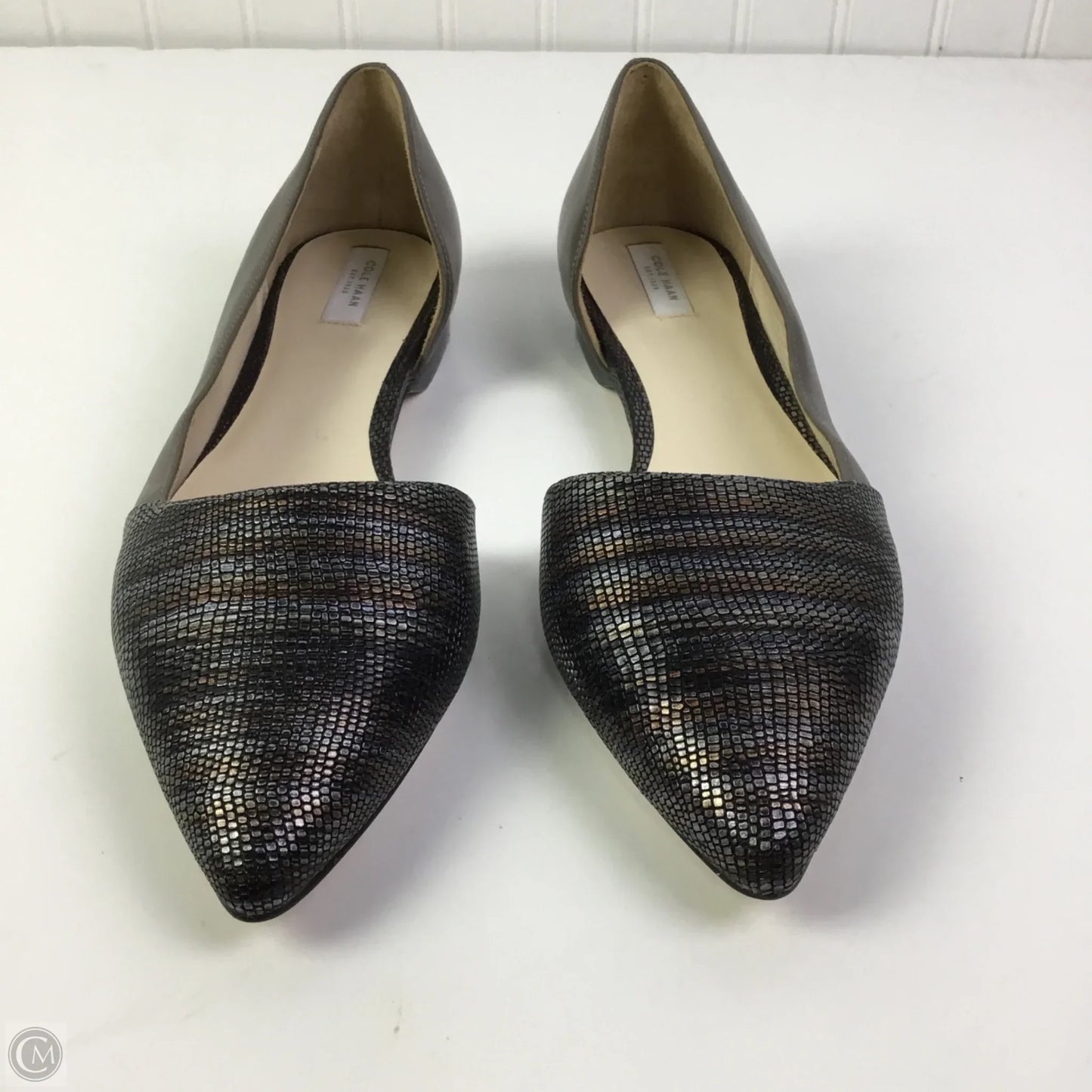 Shoes Flats By Cole-haan In Silver, Size: 10