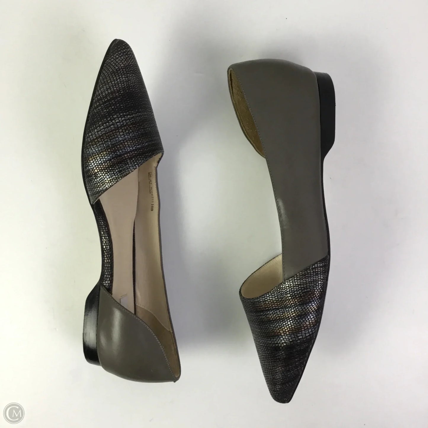 Shoes Flats By Cole-haan In Silver, Size: 10