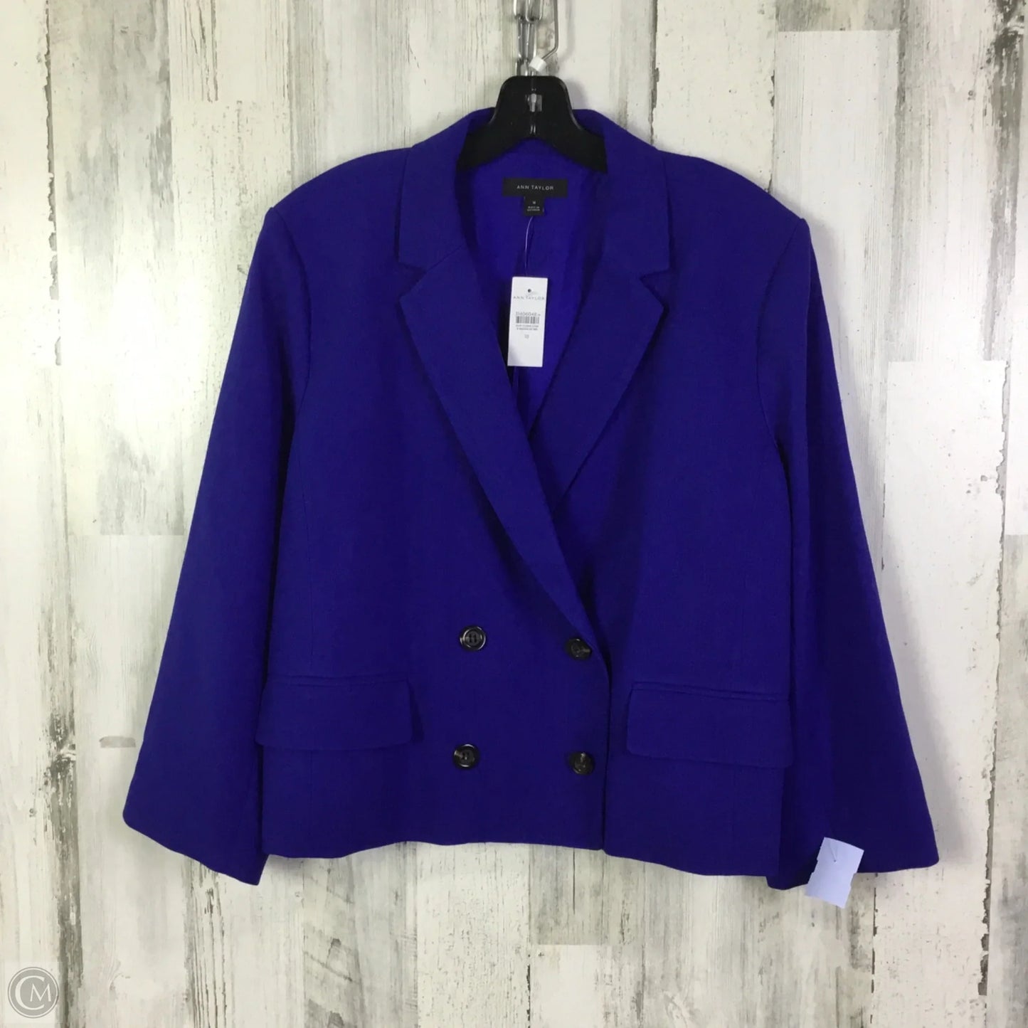 Blazer By Ann Taylor In Blue, Size: 1x