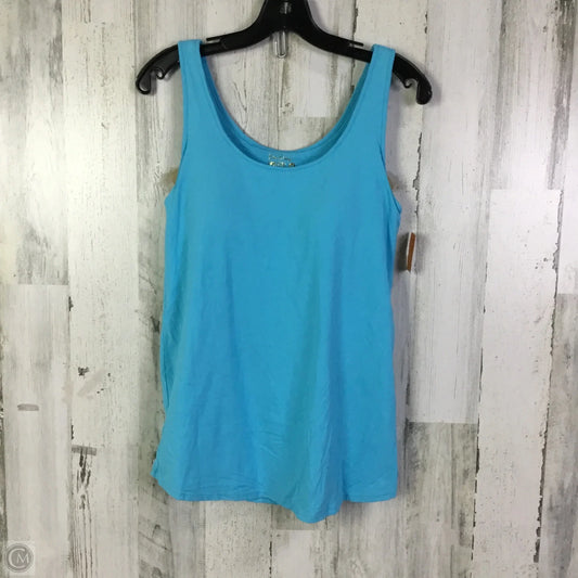 Top Sleeveless Designer By Lilly Pulitzer In Blue, Size: M