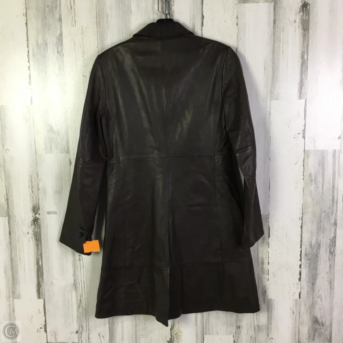 Coat Leather By Banana Republic In Brown, Size: Xs