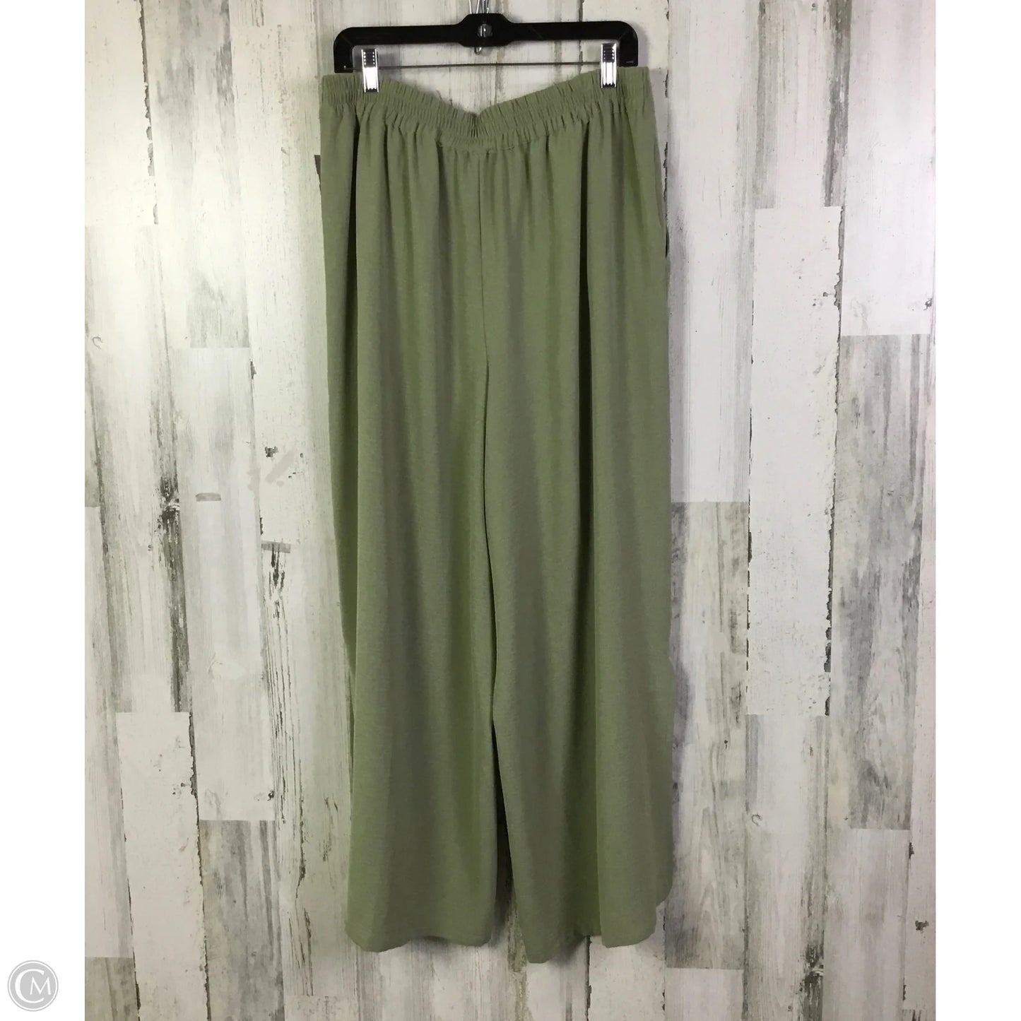 Lounge Set Pants By Adrianna Papell In Green, Size: L