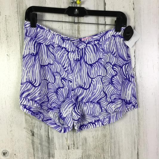 Shorts Designer By Lilly Pulitzer In Blue & White, Size: S