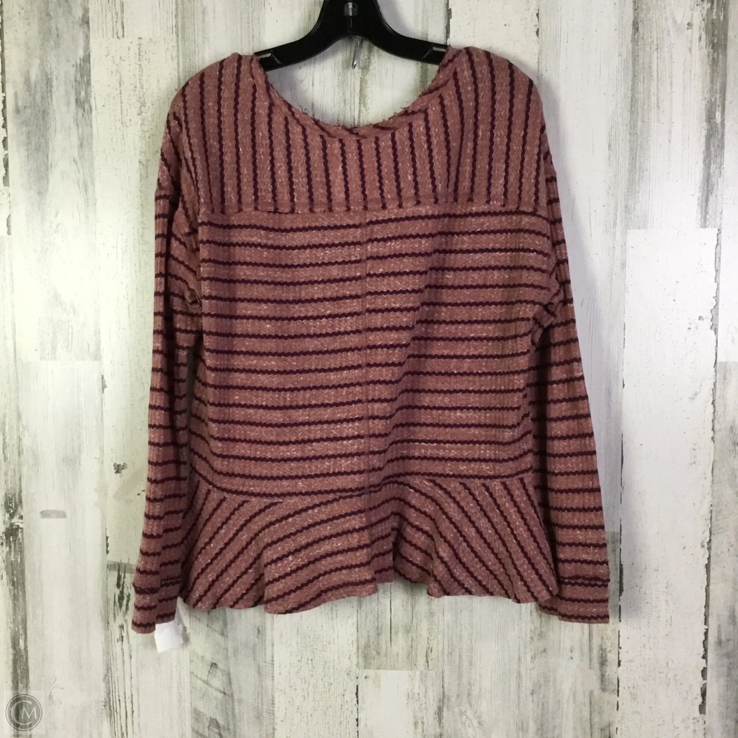 Top Long Sleeve By We The Free In Pink & Purple, Size: M