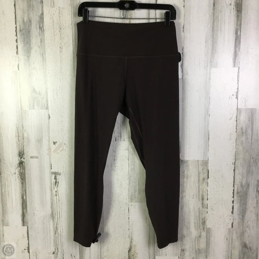 Athletic Capris By Lululemon In Brown, Size: 14