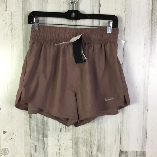Athletic Shorts By Nike Apparel In Mauve, Size: M