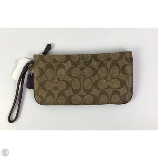 Wristlet Designer By Coach, Size: Medium