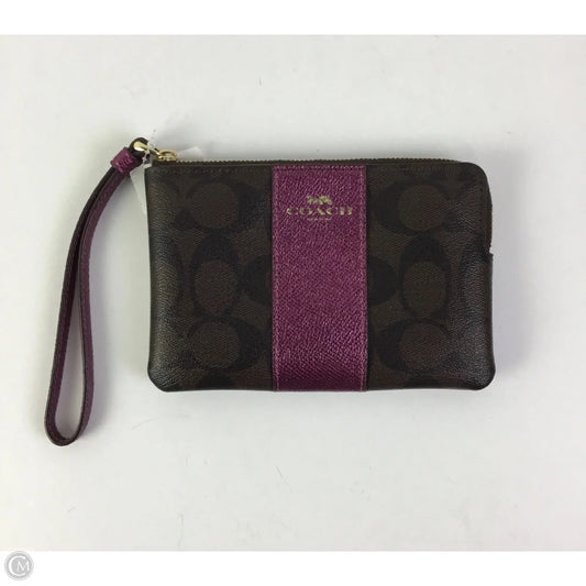 Wristlet Designer By Coach, Size: Small