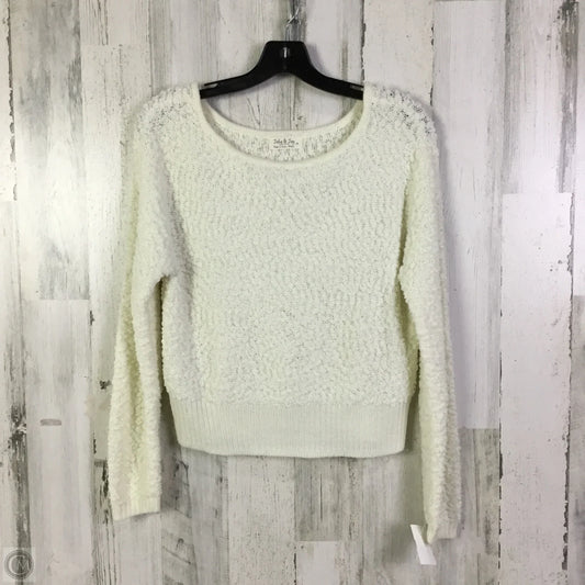 Sweater By Clothes Mentor In White, Size: S