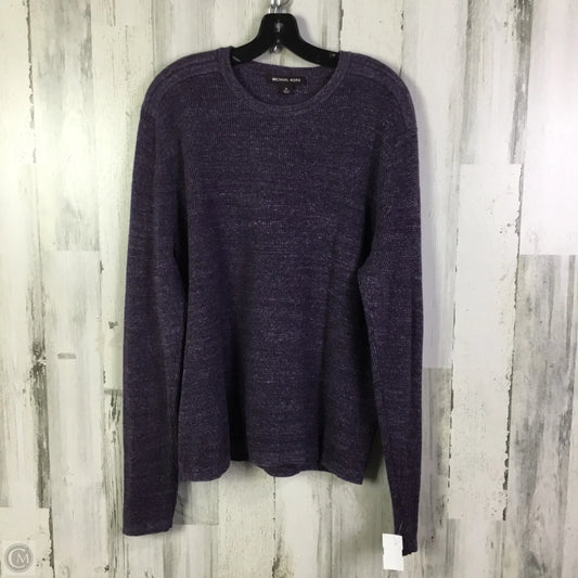 Sweater By Michael By Michael Kors In Purple, Size: Xl
