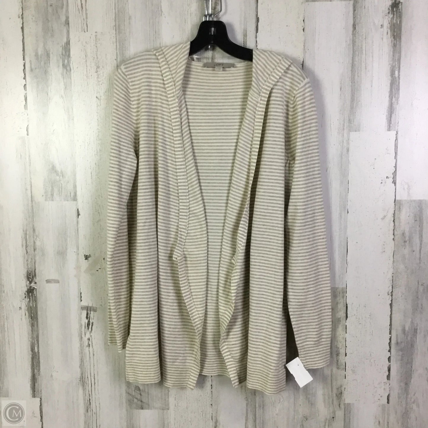 Cardigan By Loft In Cream, Size: S