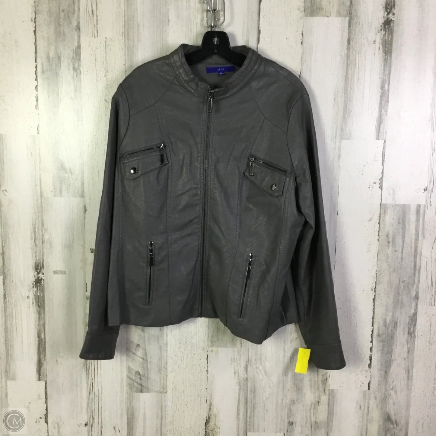 Jacket Other By Apt 9 In Grey, Size: Xl