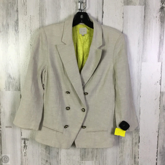 Blazer By Anthropologie In Cream, Size: M