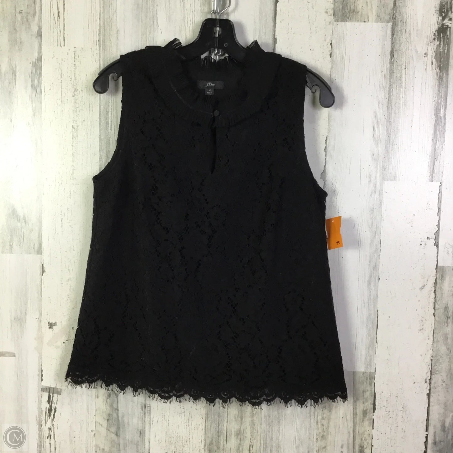 Blouse Sleeveless By J. Crew In Black, Size: M